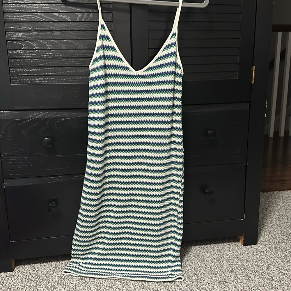 Zara midi knit dress